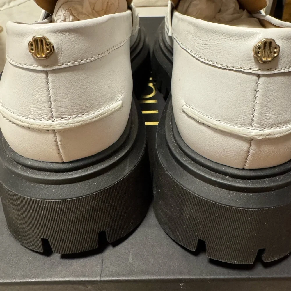 MAJE White Leather Loafers - Brand new in box - CURRENTLY ON SITE FOR $400+ - Picture 11 of 11
